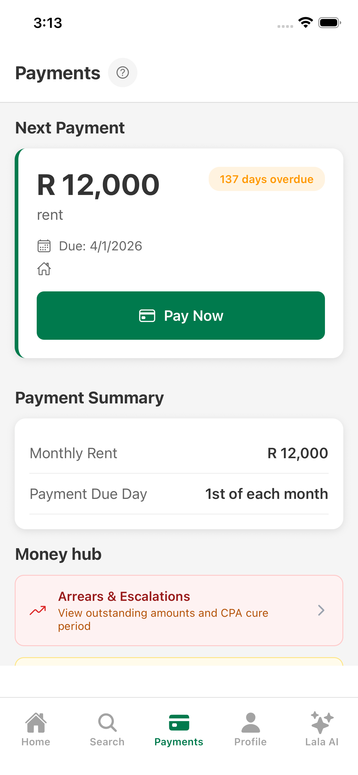 Payments hub